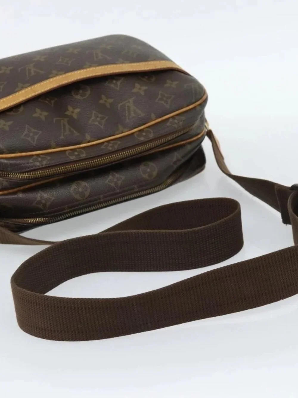 LOUIS VUITTON Monogram Reporter PM Shoulder Bag M45254 LV Auth BA13482